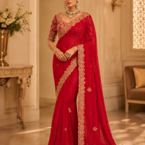 Ivory Bloom Bridal Lehenga